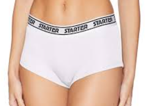 Pack Of 3 Starter Women's 1-Pack Cotton-Blend Boyshort Panty S