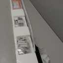 Curtain Track, Ceiling Curtain Track for Room Divider, Ceiling Mount Rail Set with Roller Hooks, White