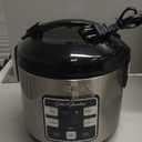AROMA Digital Rice Cooker, 4-Cup (Uncooked) / 8-Cup (Cooked), Steamer, Grain Cooker, Multicooker, 2 Qt, Stainless Steel Exterior, ARC-914SBD