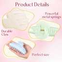 12 Pcs Large Acrylic Hair Claw Clips for Women Cute Non-slip Hold Jaw Clamps Bulk for Thick or Thin Hair French Barrettes Accessories (Sweet Colors,Pretty Style)