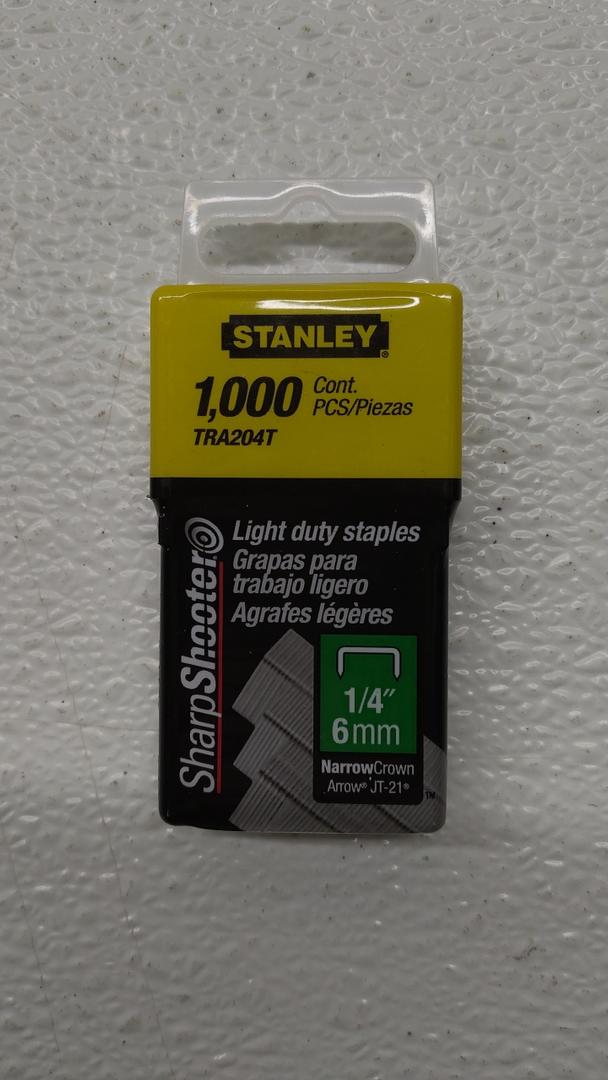 Stanley 1000ct Light Duty Staples