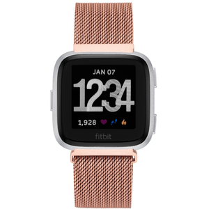 WITH it Stainless Steel Mesh Band for Use With Fitbit Versa