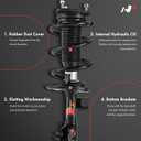 A-Premium Front Complete Struts Compatible with Mazda 3 [FWD] 2014-2018 - 2x Replacement Suspension Shock Absorber with Coil Spring Assembly
