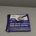 JDL Safety Gloves, Anti-Static ESD Work Gloves, Size M, 6 Pairs