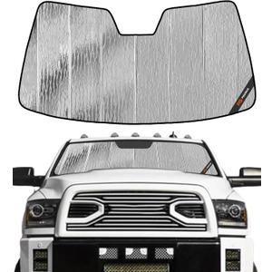Pigenius Windshield Sun Shade for Dodge Ram 2500/3500 2010-2018 Front Window Sunshade - AstraGuard