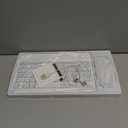 Bluetooth Keyboard & Mouse Combo for iPad - Rechargeable RGB Wireless Set with 7-Color Backlit, Compatible with iPad 10th/9th/8th Gen, iPad Pro/Air/Mini (White).