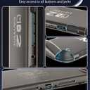 Honghao TPU Switch 2 Case for Nintendo 2 2025 - Soft Protective Cover, Drop Protection Grip Case for Switch Nintendo 2 Console Accessories (Gray)