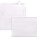 A2 Envelopes Self Seal 500 Pack - 4-3/8 x 5-3/4 White Invitation Envelopes Bulk for Postcard, Wedding, RSVP, Thank You Notes, Announcements, Greeting Cards, Photos