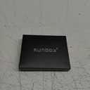 RUNBOX Wallet for Men Slim Rfid Leather 2 ID Window With Gift Box (Classic Coffee-15 slots)
