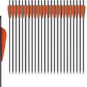 24/14Pcs 20 Inch Crossbow Bolt,Hunting Carbon Arrows for Outdoor Target Practice, 24pcs