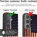 Case Compatiable for Samsung Galaxy S25 Edge 5G,Slim Shockproof Protective Cover for Samsung Galaxy S25 Edge 5G,Classic Wood Grain American Flag