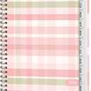 2026 Planner, Weekly and Monthly Calendar Planner Book, Jan 2026 - Dec 2026, Planning Agenda for Desk Accessories and School Supplies - A5 (6.3'' x 8.5'') (Pink-Green Plaid)