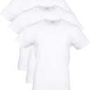 Gildan Mens Cotton Stretch T-Shirts, Multipack (Small)