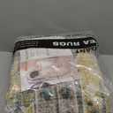 befbee 6x9 Area Rugs for Living Room  Stain Resistant Machine Washable Rugs for Bedroom,NonSlip Backing Large Area Rug (Green/Gold, 6'x9')