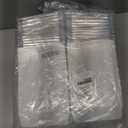 Hiceeden Set of 100 Sandwich Boxes with Clear Lids, White Paper Charcuterie Boxes, 5" Square Dessert Cake Boxes Food Grade for Swiss Roll, Hamburger, Pasta, Salad, Cookie