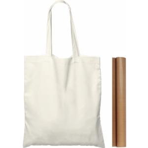 NPBAG 100 Pack 15'' X 16'' Natural Cotton Tote Bags, Lightweight Blank Bulk Cloth bags with 1pc of PTFE Teflon Sheet, Medium