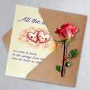 Valentines Day Card for Mom Dad, Valentine's Day Gifts for Mom and Dad from Son Daughter (QQ-152)