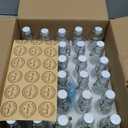 30Pcs White 2 oz Mini Swing Top Glass Bottles, 60ML Mini Storage Bottles, with Lids Kraft Decoration,Small Glass Bottle,for Wedding Themed Party Favors (30)