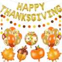 Gold Happy Thanksgiving Foil Balloons Letters Happy Thanksgiving Balloons Banner for Friendsgiving thanksgiving Party Decorations