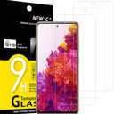 NEW'C 3 Pack Designed for Samsung Galaxy S20 FE / S20 FE 5G Screen Protector Tempered Glass, Case Friendly Scratch Resistant,Bubble-Free, Ultra Resistant (Transparent)