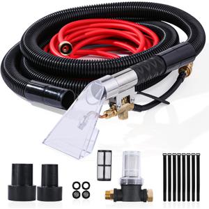 Pro-Grade Shop Vac Extractor Conversion Kit - Universal Shop Vac Extractor Hose Kit, for Carpet, Upholstery & Auto Detailing