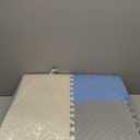 Shihanee Foam Floor Tiles Foam Floor Mats Play Mats Bulk with Borders Interlocking for Gym Nursery Bedroom(64ft,Beige)