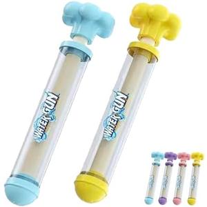 2 x Firework Water Gun, Romantic Fireworks Style Water Spray Toy for Couples, High Pressure Pull-Out Sprinkler Spray Toys for Bathing, Pool, Party Entertainment (2Pcs E)