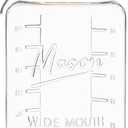 kitchentoolz 1 Gallon Glass Mason Storage Jars with Airtight Lids & Measurment Marks, Super Wide Mouth Canning Jars with Large Capacity for Pickles & Overnight Oats - 1 Pack