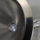 Coffee Gator Pour Over Coffee Maker - 14oz High Heat Borosilicate Glass with Reusable Stainless Steel Filter, Drip Coffee Brewer Pourover Dripper Set Carafe, 400ml Clear