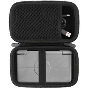 Hard EVA Carrying Storage Case Compatible with Retroid Pocket Flip 2 / Retroid Pocket Classic Retro Game Handheld Console Protective Travel Storage Box (Black)