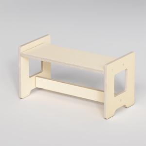 Acenova Wooden Toddler Step Stool Toilet Stool for Bathroom Sink, Potty Stools, 17" D x 6" W x 10" H