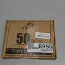 ADIIL 50 PCS Q Hanger Hooks with Safety Buckle, Windproof Screw Hooks for Hanging Outdoor String Lights, Plants, Christmas Patio Lights, 2.2 Inches, White