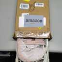 Olivia's Little World Doll Jogging-Style Stroller with Canopy, Storage Underneath, Pink and Cream and Gray, One Size