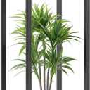 IBUYKE 30 Inch Tall Plant Stand Indoor, 2 Tier Metal Corner Plant Stand, Modern Square Plant Shelf Flower Stand for Living Room Patio Balcony Garden, Black TMJ070B