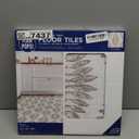 FloorPops FP3298 Foliage Peel & Stick Floor Tiles, Neutral (12"L x 12"W x 0.06"T)