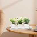 Uguisu 1pcs Fake Plants Indoor Artificial Plants Small Faux Plants Desk Decor Bathroom Decoration Home Decor Room Decoration Aesthetics. (A1)