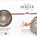 MAISON BERGER - Refillable Car Air Freshener Vent Clip Diffuser Set - 3.1 x 2 x 0.8 inches - Made in France - Exquisite Sparkle