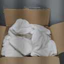 Serta Goose Feather Down Fiber Cotton Comforter Queen Size - 100% Cotton Duvet Insert - Hotel Luxury Hypoallergenic Bedding Comforter Light Warmth 90 x 90 Inch White