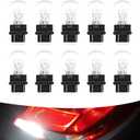 10 PCS Automotive Brake Light Bulb, 3157 12V 21/5W Vehicle Turn Signal Light, Lighting Bulbs Accessory, Universal for Most Cars (White)