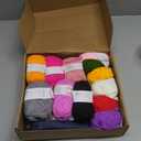 Aeelike Crochet Kit for Beginners, Young and Old, First Crochet Kit for Adults, Includes 23pcs Crochet Hooks, 655 Yards Yarn Set for Crocheting, Instruction, Bag, Crochet Accessories and Supplies, Navy