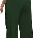 BessCops One Piece Jumpsuits for Women Dressy 2026 Cap Sleeve Crewneck Wide Leg Pants Rompers Casual Outfits (M)