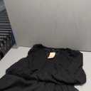 PRETTYGARDEN Women's Fall Dresses 2025 Long Sleeve V Neck Swiss Dot Empire Waist Chiffon Dress Ruffle Smocked Midi Dresses, Size XXL