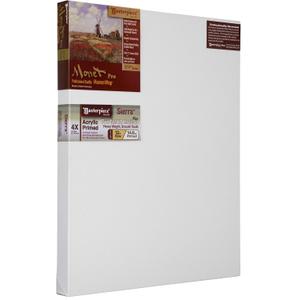 Masterpiece ZSME-1836 Monet Pro 1.5" Deep Cotton 14.6oz Sierra Heavy Weight Medium Tooth Stretched Artist Canvas 18" x 36" 3 Pack