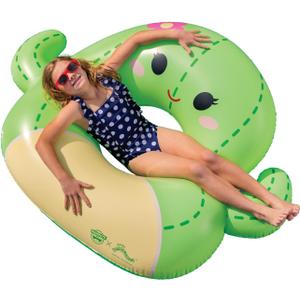 BigMouth x Squishmallows Original Large Inflatable Pool Float, Swim Ring for Adults and Kids, Pool Party Supplies & Water Toys - Maritzia The Cactus