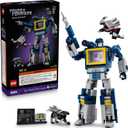 LEGO Icons Transformers: Soundwave - Building Set W/Sound Effects for Adults, 18+ - Model Kit W/Ravage & Laserbeak Figures - DIY Home Decor - Collectible Gift Idea for Sci-FI & Movie Fans - 10358