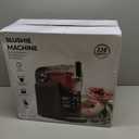Slushie Machine No Ice Needed, Auto-Clean, Slushy Machine for Home, 220W Quick Frozen Drink Maker with 6 Preset Programs for Margaritas, Frapps, Milk Shake and More, LED Display, Black, 88oz (EXP 12/31/56)
