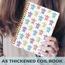 Yhtrg Beach Turtle Spiral Notebooks, Sea Turtle Lover Gifts Journaling, Coastal Ocean Journals for Women, Gifts for Ocean Beach Lovers, Marine Biology Notebook for Note Taking, 5.5x8.3 Inch