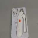 2 in 1 Dog Nail Clippers & Cat Nail Clippers Trimmers for Large Medium Small Dogs Cats Claw Trimmer Quick Sensor and Safety Guard USB Rechargeable Dogs Nail Trimmer with Catcher & 2 LED Lights (White)