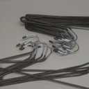 Pants Hangers Non Slip - 20 Pack Velvet Hangers for Closet - Thin Space Saving Clothes Hanger - Strong, Durable, Perchas Terciopelo with 360° Rotatable Hook for Jean, Tank Top, Bra, Shorts (Black)