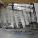 100 Pack 10ml Syringes with Cap, Luer Slip Tip, 10cc syringe Whole Pack Bulk Sterile Sealed, No Needle